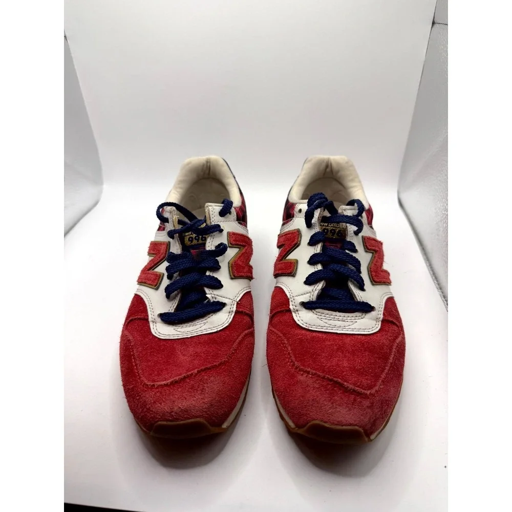 New Balance 996 Series WR996CC Women 8 D Sneaker Red Suede Low Top Lace Up Shoes